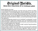Orginal-Berichte
